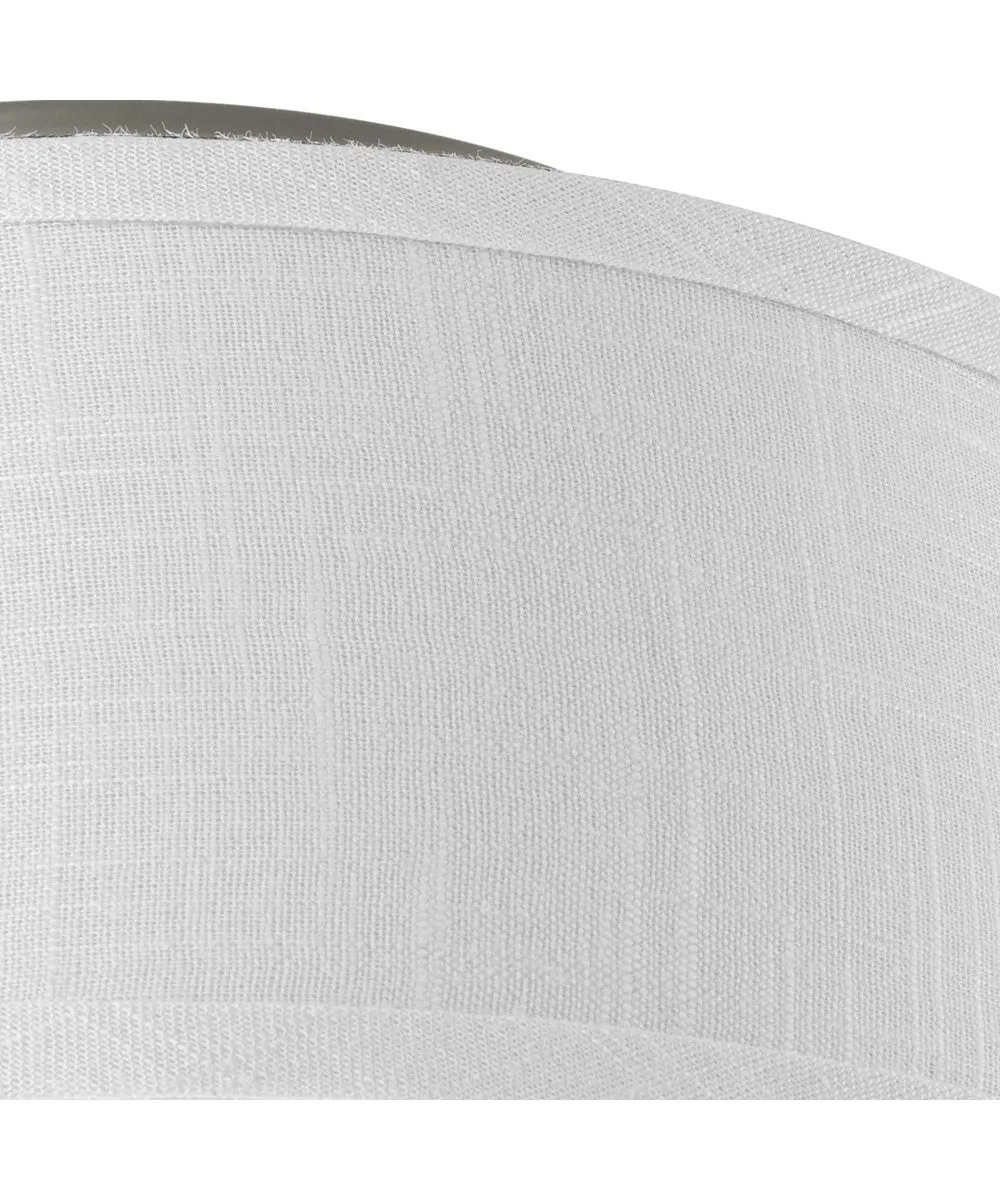 Arden 2-Light 14" Semi-Flush Convertible Brushed Nickel