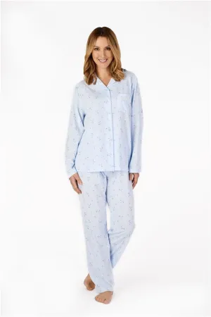 Printed Jacquard Long Sleeve Pajamas